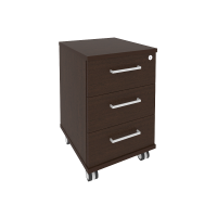 Тумба мобильная (3 ящика) First, 412х470х650 мм