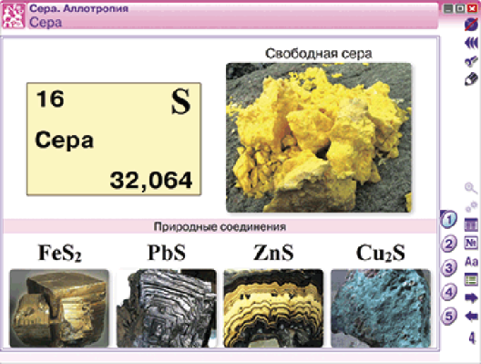 Пособие для интерактивной доски Наглядная химия. Неметаллы