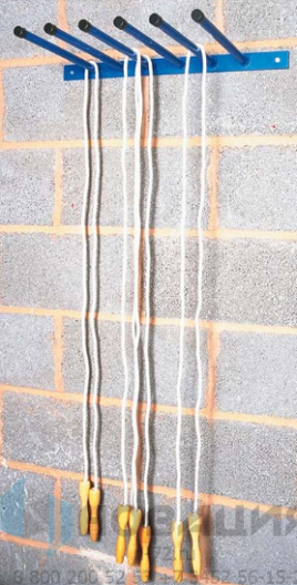 Держатель для скакалок настенный (6 кронштейнов)