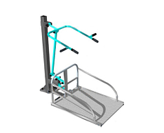 Уличный тренажер Подтягивание для людей с ОВЗ