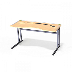 Парта ученическая для детей с ОВЗ (тактильная зона, регулировка высоты и столешницы)