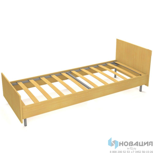 Кровать одноместная (ламели)
