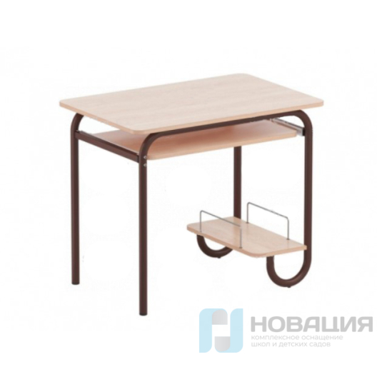 Стол компьютерный на металлокаркасе, 900х600х760 мм