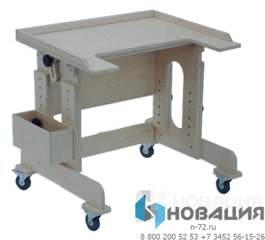 Стол-парта для детей с ОВЗ (регулируемый, мобильный)