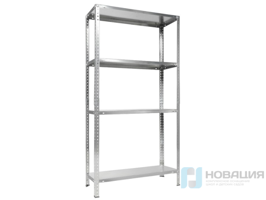 Стеллаж оцинкованный 1453x750x300 мм