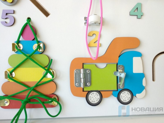 Бизиборд Забава, 110х60 см