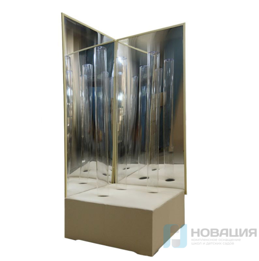 Сенсорный уголок с тремя пузырьковыми колоннами