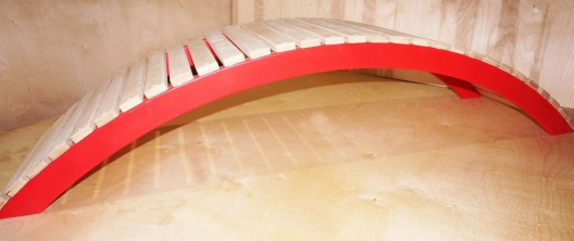 Мостик массажный, 1400х400х290 мм