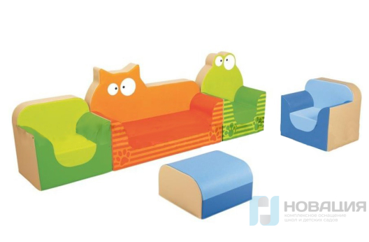 Комплект детской мягконабивной мебели Кроха