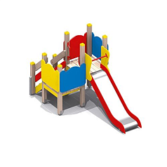 Детский игровой комплекс № 9, 2900х1542 мм