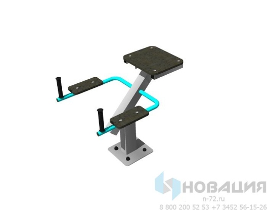 Уличный тренажер Обратная гиперэкстензия для людей с ОВЗ