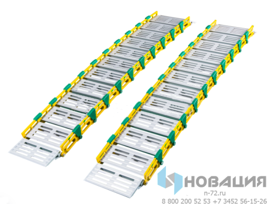 Рулонный пандус из 2 аппарелей