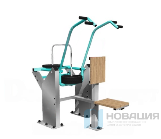 Уличный тренажер Вертикальная тяга с изменяемой нагрузкой