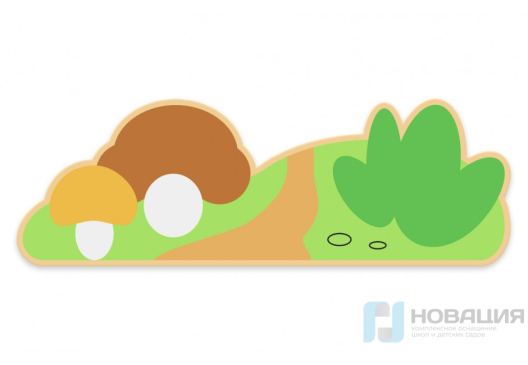 Настенная декорация Куст с грибочками