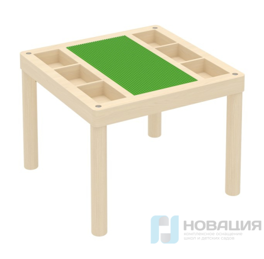 Стол Лего (для старших групп), 2 плато