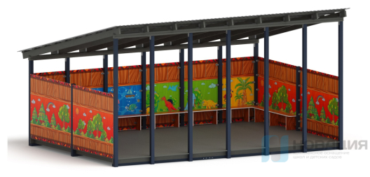 Теневой навес (веранда) Карандаши