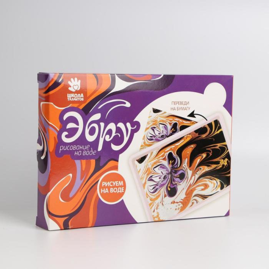 Набор для рисования на воде Эбру "Цветы"