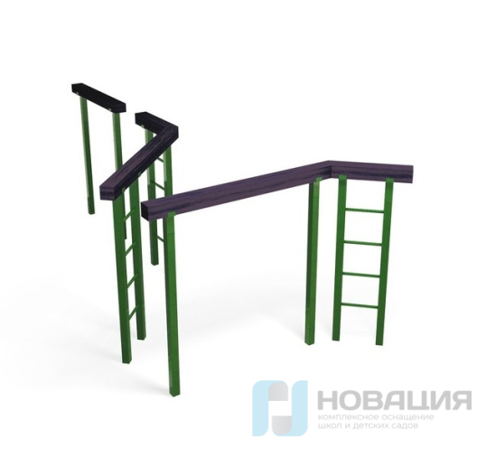 Элемент полосы препятствий Разрушенный мост