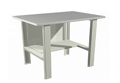 Стол рабочий металлический, 1200x700x805 мм