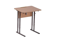 Парта регулируемая одноместная с наклоном столешницы