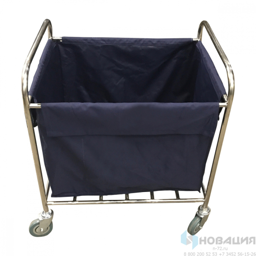 Тележка из нержавеющей стали, 550х700х800 мм