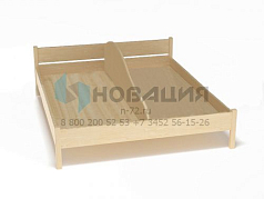 Кровать детская двухместная с перегородкой (МИН. ЗАКАЗ ОТ 3 ШТ.)
