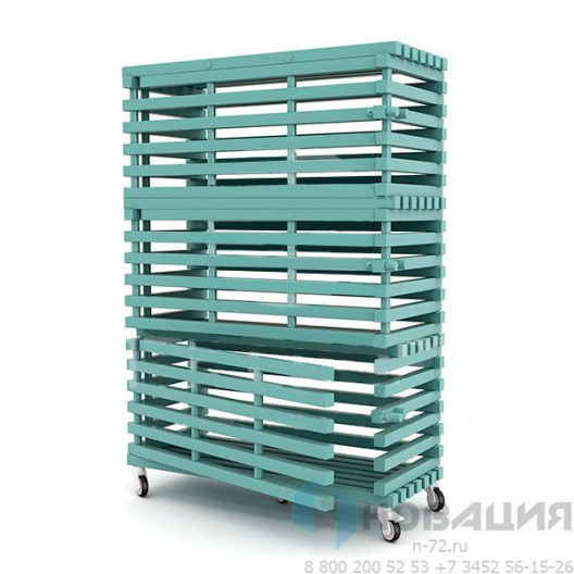 Стеллаж для бассейна 3-секционный закрывающийся