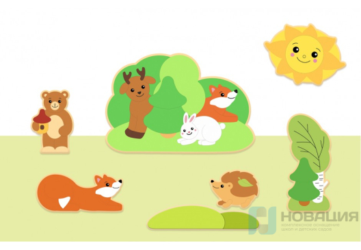 Настенная композиция Обитатели леса