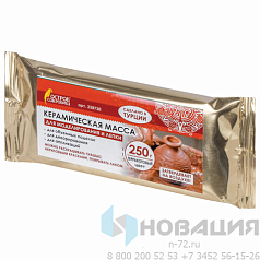 Масса керамическая для лепки ОСТРОВ СОКРОВИЩ, 250 г, терракотовая, 228730