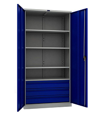 Шкаф металлический инструментальный, 1900x950x500 мм