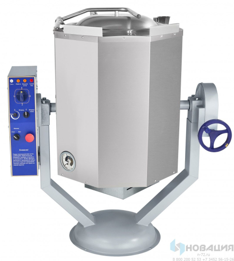 Котел пищеварочный электрический с ручным опрокидыванием