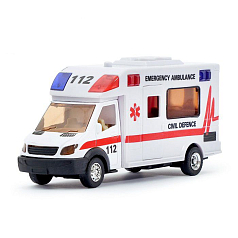 Машина металлическая Скорая помощь