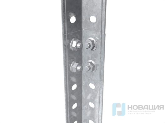 Стеллаж оцинкованный 1453x750x300 мм