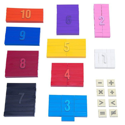 Игровой набор Цветные счётные палочки Кюизенера