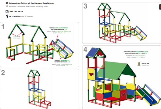 Детский игровой комплекс-конструктор Ultimate (712 деталей)