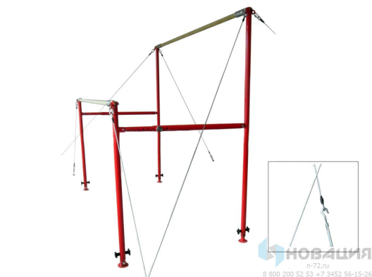 Брусья женские разноуровневые на растяжках