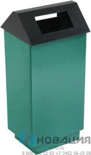 Урна для мусора Домик, 350x250x800 мм