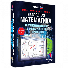 Пособие для интерактивной доски Наглядная математика. Тригонометрические функции, уравнения