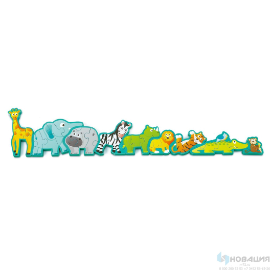 Пазл Алфавит парад животных