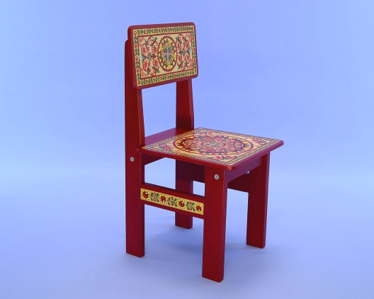 Стул детский Пучужская роспись