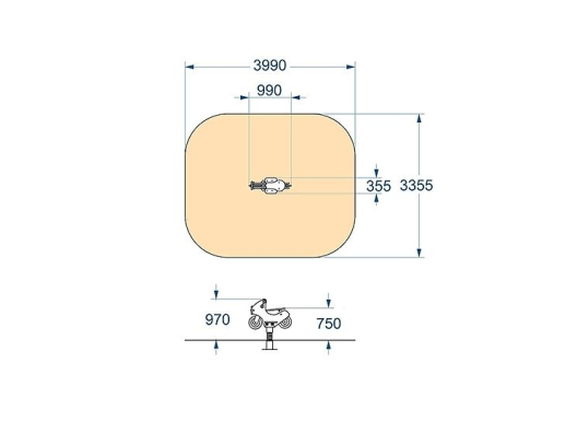 Качалка на пружине Мотоцикл
