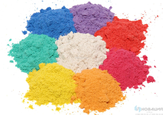 Песок для рисования цветной