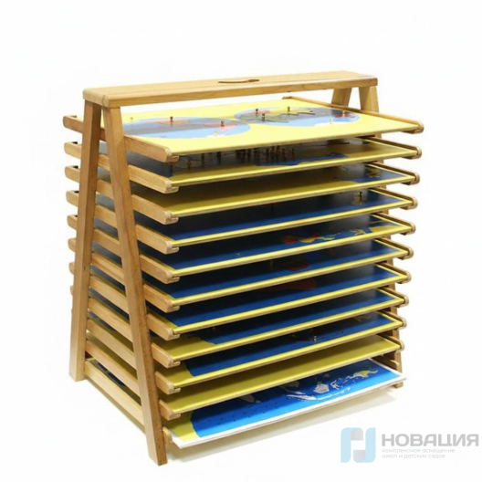 Монтессори материал: Изучаем географию с картами-пазлами