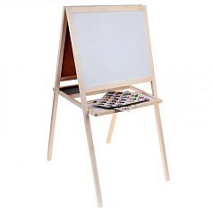 Мольберт двухсторонний магнитно-маркерно-меловой, h=1000 мм