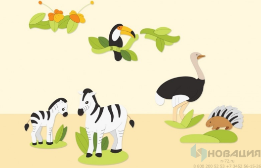 Настенная композиция Джунгли