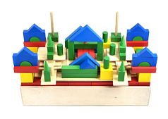 Настольный конструктор из дерева (95 элементов)