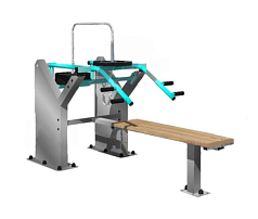 Уличный тренажер Жим от груди с изменяемой нагрузкой