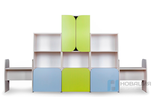 Стенка для игрушек АНТОШКА, 2400х460х1300 мм