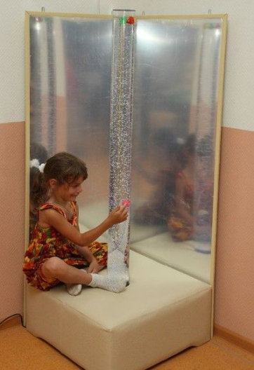 Сенсорный уголок с одной пузырьковой колонной