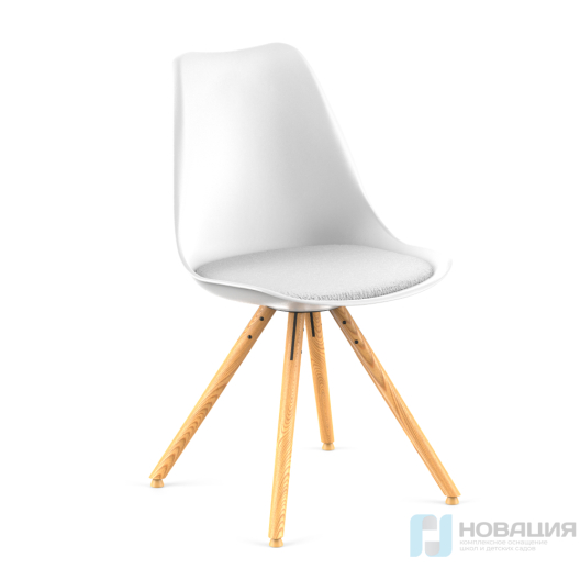 Стул пластиковый с мягким сиденьем KOLLI